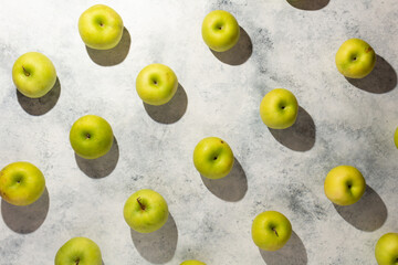 The green fresh apple patterns