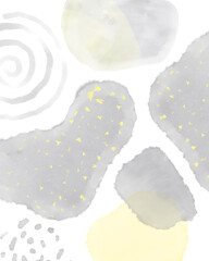 Covers templates set with bauhaus, memphis and hipster style graphic geometric elements. Applicable for placards, brochures, posters, covers and banners. illustrations.