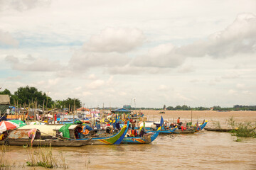 Fototapeta na wymiar Several photos that I took during my trip to Phnom Penh, Cambodia
