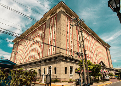 Old Buildings Intramuros Manila Market Philippines