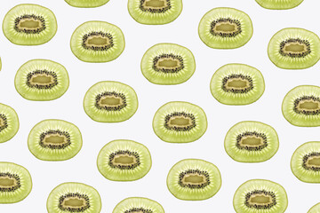 Kiwi slices pattern
