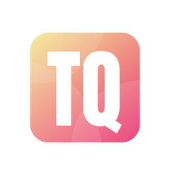 TQ Letter Logo Design With Simple style