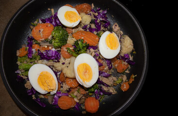 Colorful vegetables.