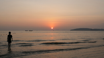 Fototapeta premium sundown island