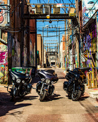 bikes in the street