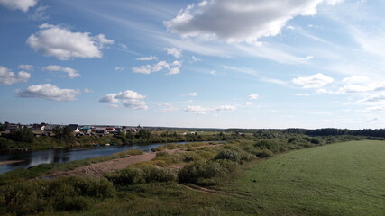 Obraz premium landscape with river