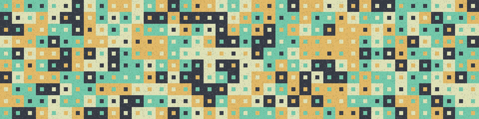 Abstract Geometric Pattern generative computational art illustration