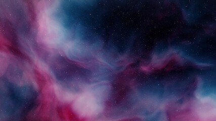 nebula gas cloud in deep outer space, science fiction illustrarion, colorful space background with stars 3d render © ANDREI
