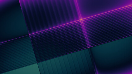 Rendu d'un travail numérique, représentant un fond abstrait coloré, avec effet de lumières aux subtils dégradés.