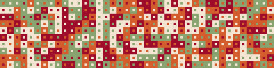 Abstract Geometric Pattern generative computational art illustration