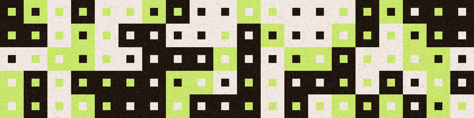 Abstract Geometric Pattern generative computational art illustration