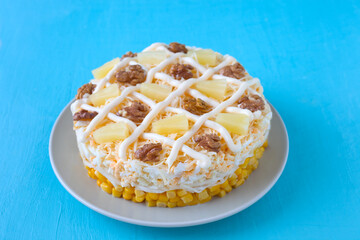 Ananas- Walnuss- Salat