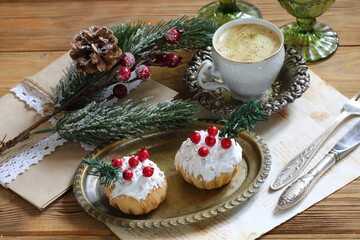 Christmas cupcakes