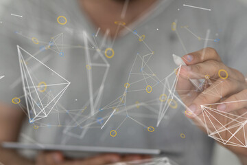 Business and communications group digital team.