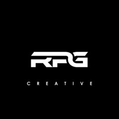 RPG Letter Initial Logo Design Template Vector Illustration