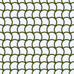
seamless abstract pattern in the form of an ornament of light circles overlapping each other