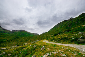 landscape with clouds (Silvretta - Vorarlberg/Tyrol, Austria)
