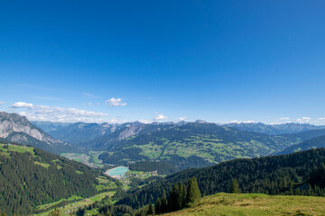 Fototapeta na wymiar landscape in summer (Vorarlberg, Austria)