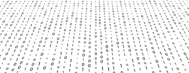 Matrix black background. Vector stock illustration for banner, card or poster