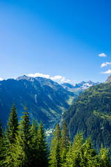 landscape in the mountains (Vorarlberg/Tyrol, Austria)