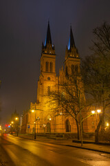 Fototapeta na wymiar Katedra NMP we Włocławku.