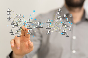team hierarchy connection group digital