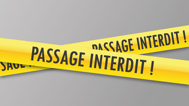 Logo passage interdit.