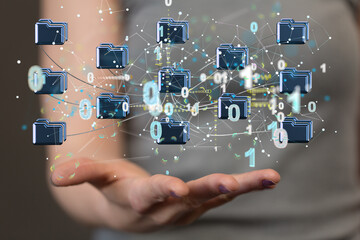 Big data cloud digital 3d media