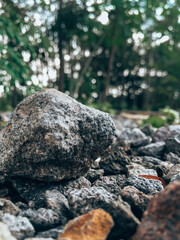 stones on the beach