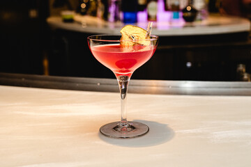 cocktail on the table