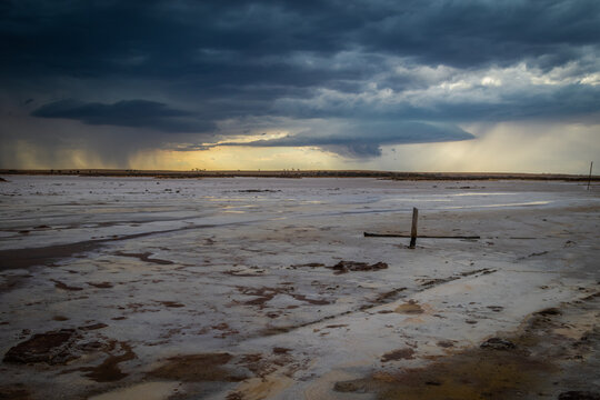 Evening At Lake Tyrrell