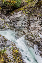 Waterfalls and river at Little Qualicum Falls Provincial Park, B.C.