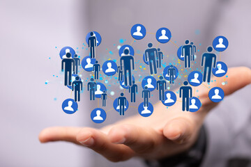 organization chart team concept networking business