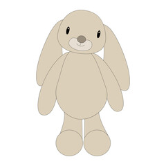 Soft bunny toy animal