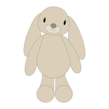 recommend clip art: Soft bunny toy animal