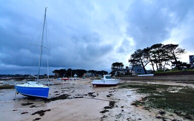 Naklejka premium Beautiful seascape in Brittany. France