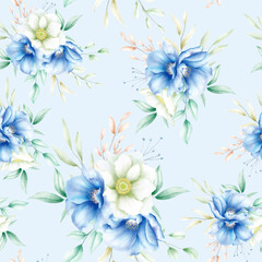 Beautiful flower seamless pattern