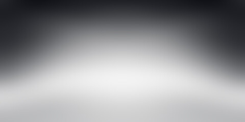Luxury silver gradient background. White and gray smooth texture backdrop.