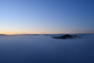 Sea of clouds in early morning