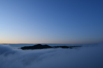 Sea of clouds in early morning