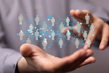 conference Digital Network and data concept 3d