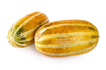 thai cantaloupe melon isolated on white background