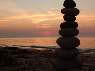stones on the beach