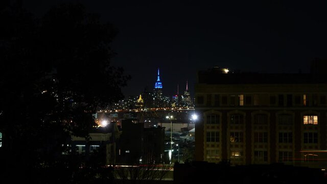 Empire State Building on Nov 30, 2020