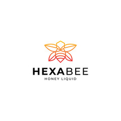 Fototapeta na wymiar Bees logo design
