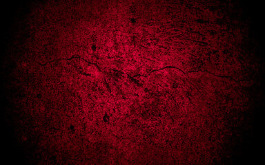 Old wall texture cement black red  background abstract dark color design are light with white gradient background.