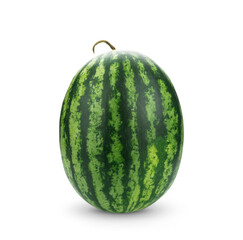 watermelon isolated on white background.