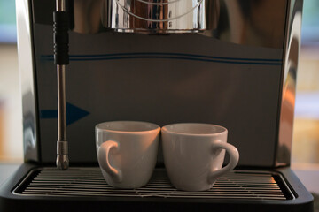 Preparación de un café capuccino