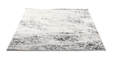 Beautiful soft carpet on white background