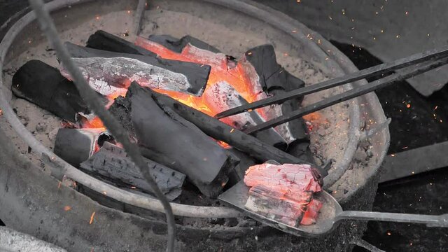 Slow Motion Fire Burning, Lijiang, Yunnan, China